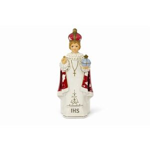 VTG Infant of Prague Planter Sannyo Japan Religious Figurine Catholic Decor EUC